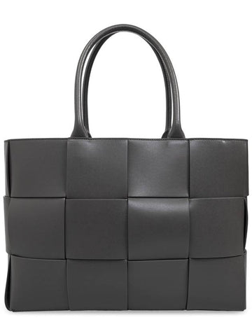 Bottega Veneta Bag 'Medium Arco' In 'shopper' Style, Men's, Grey - BOTTEGA VENETA - BALAAN 1