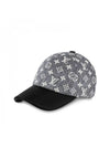 Monogram Jacquard Denim Ball Cap Grey - LOUIS VUITTON - BALAAN 1