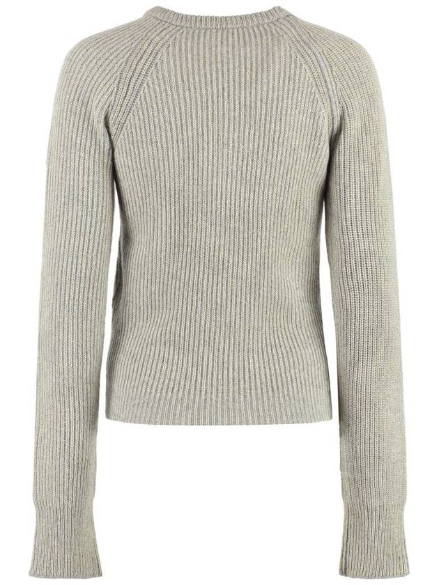 Twist Detailed Knit Top Grey - STELLA MCCARTNEY - BALAAN 3