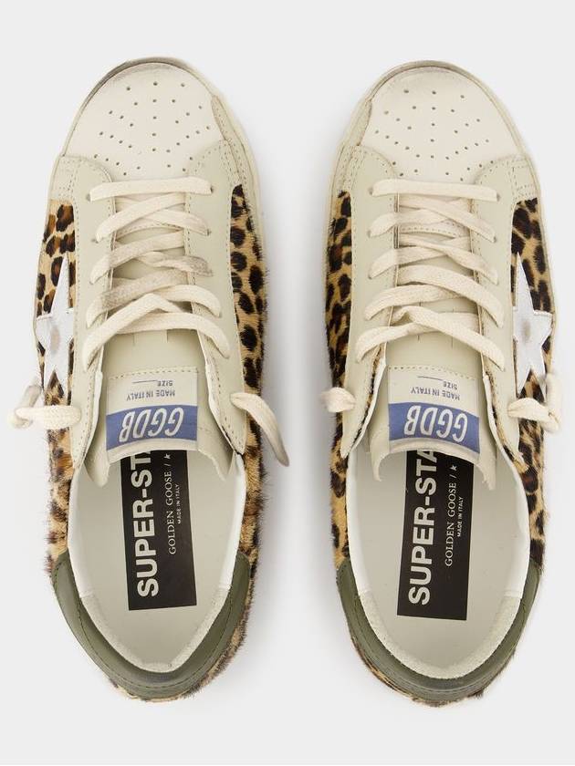 Superstar Classic Leopard Low Top Sneakers Brown - GOLDEN GOOSE - BALAAN 5