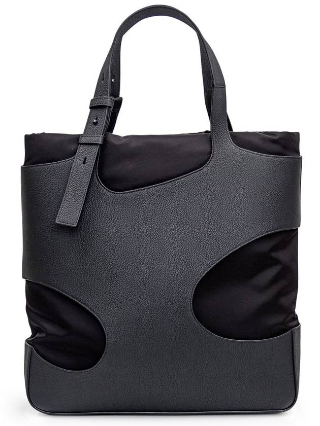 Salvatore cut-out detail tote bag black - SALVATORE FERRAGAMO - BALAAN 4