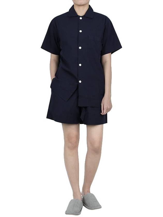 Poplin Pajamas Overfit Short Sleeve Shirt SWE TN - TEKLA - BALAAN 9