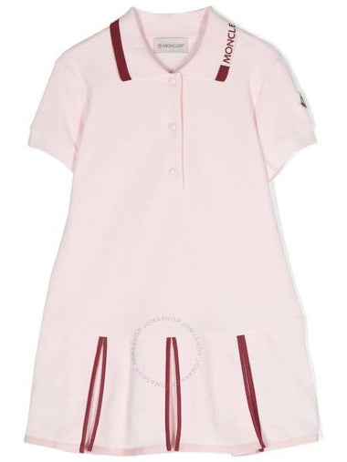 Moncler Girls Pleated Polo Shirt Dress, Size 8Y - MONCLER - BALAAN 1