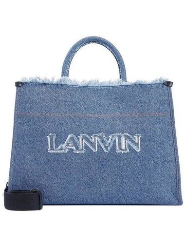 LANVIN TOTE BAG MM WITH STRAP - LANVIN - BALAAN 1