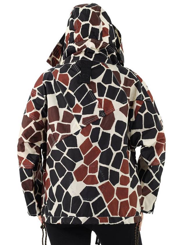 Print 1952 Hooded Windbreaker Brown - MONCLER - BALAAN 4