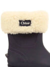 Kids Logo Fur Rain Boots Blue C20283 859 - CHLOE - BALAAN 4