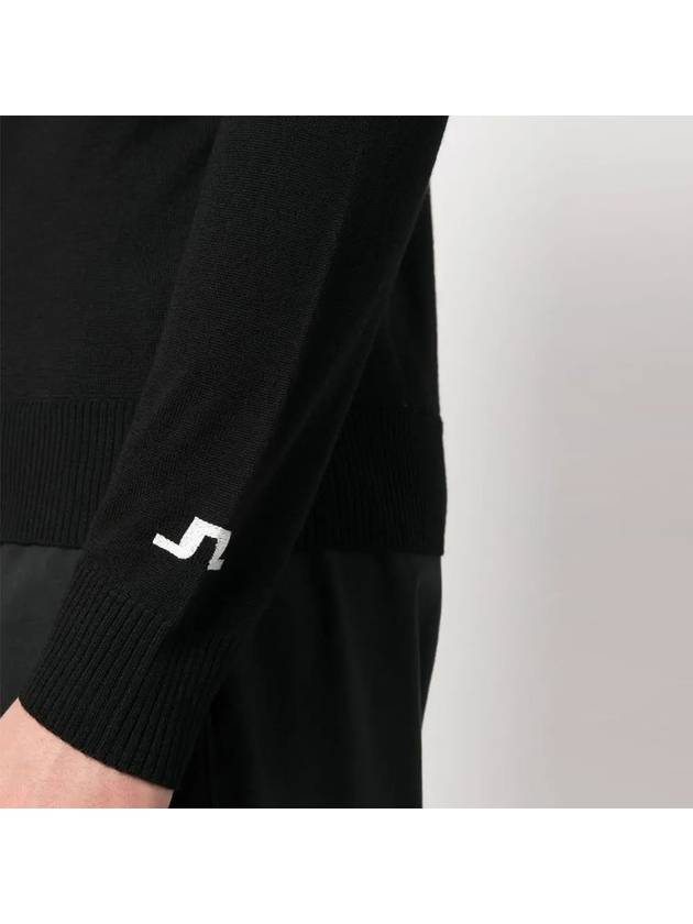 Kian Half Zip-Up Knit Top Black - J.LINDEBERG - BALAAN 6