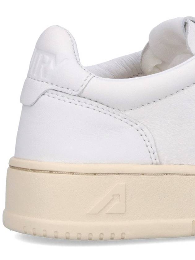 Medalist Goatskin Low Top Sneakers White - AUTRY - BALAAN 5