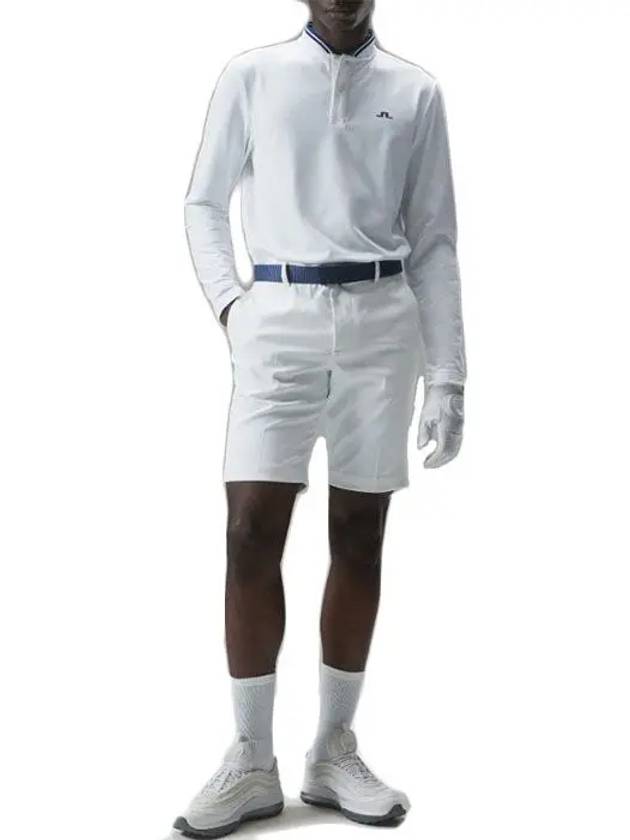 Tyson Golf Collar Long Sleeve T-Shirt White - J.LINDEBERG - BALAAN 7