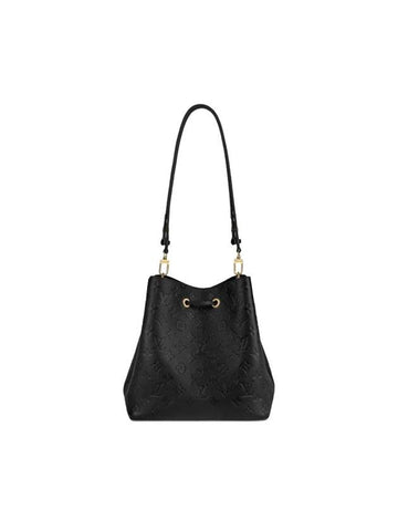 Neonoe MM Monogram Bucket Bag Empreinte Black - LOUIS VUITTON - BALAAN.