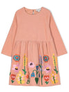 Kids Flower Logo Embroidery Dress TT1C10 Z0523 512 - STELLA MCCARTNEY - BALAAN 1