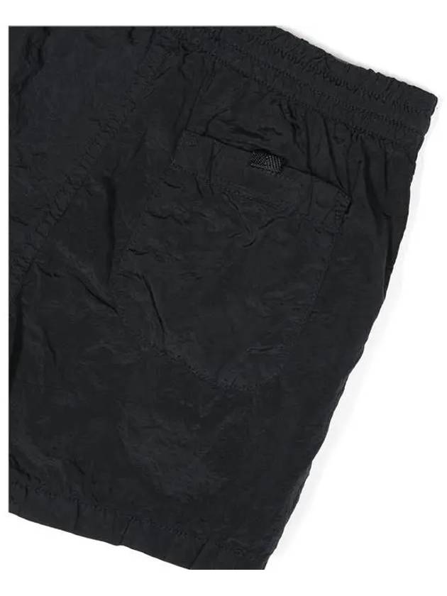 Kids Nylon Metal Swim Short Black - STONE ISLAND - BALAAN 3