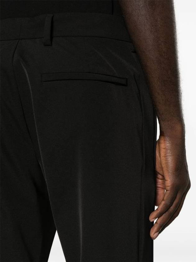 Mid rise cropped straight pants black - PRADA - BALAAN 6