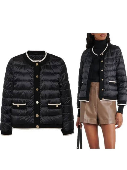 Jackie Quilted Down Jacket Black - MAX MARA - BALAAN 2