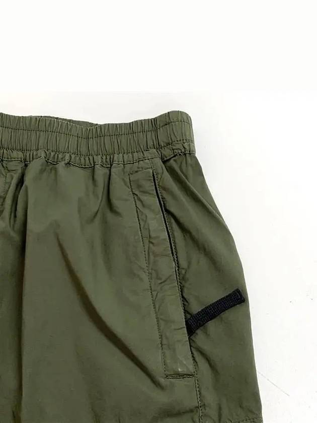 Men's Wappen Patch Pocket Cargo Straight Pants Khaki - STONE ISLAND - BALAAN 7