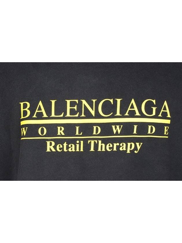 World Wide Logo Washing Sweatshirt L - BALENCIAGA - BALAAN 6