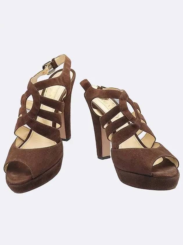 Smith Market Used Luxury Brown Shoes Women s - PRADA - BALAAN 1