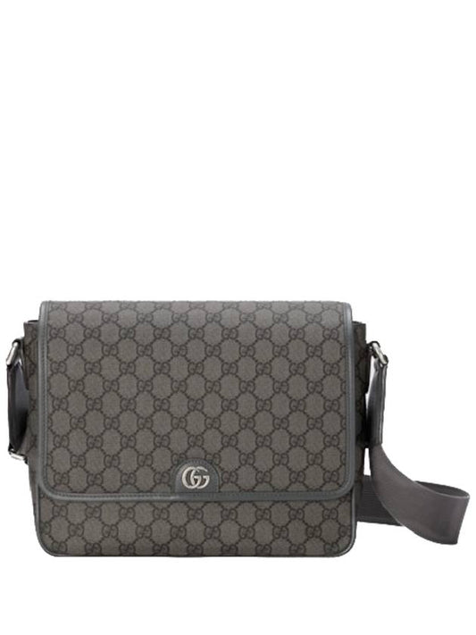 GG Supreme Canvas Messenger Bag Grey - GUCCI - BALAAN 2