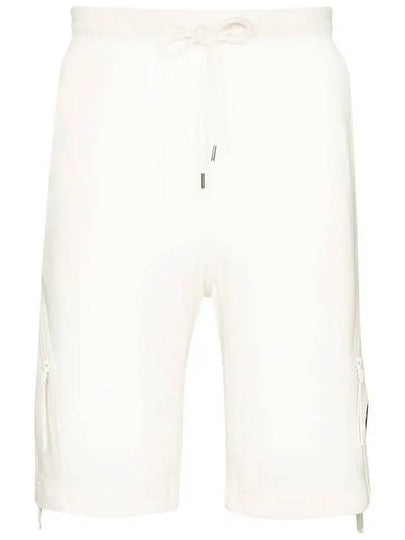 Lens Wappen Diagonal Shorts White - CP COMPANY - BALAAN 2