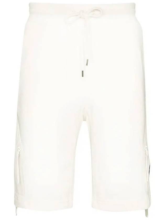 Lens Wappen Diagonal Shorts White - CP COMPANY - BALAAN 3