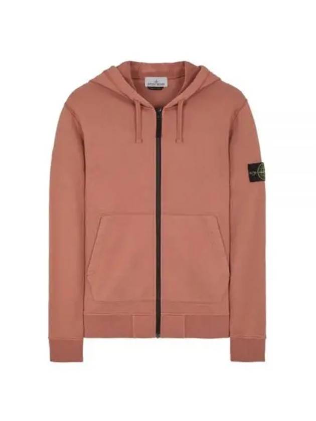 Compass Badge Zip Up Hoodie Dark Orange - STONE ISLAND - BALAAN 2