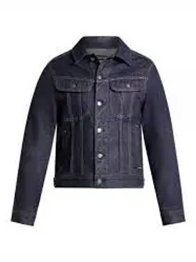 Pocket Denim Jacket Blue - TOM FORD - BALAAN 2