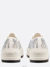 Walk'n' Platform Oblique Embroidered Low Top Sneakers Grey - DIOR - BALAAN 4