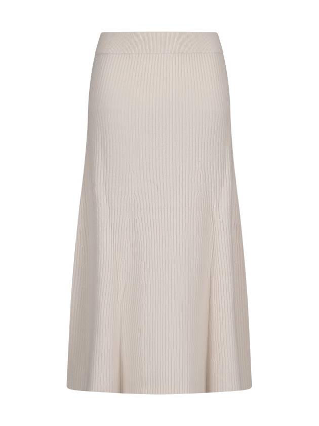 RELAXED CUT WOOL MIDI SKIRT - CALVIN KLEIN - BALAAN 1