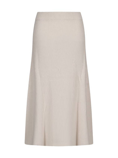 RELAXED CUT WOOL MIDI SKIRT - CALVIN KLEIN - BALAAN 1