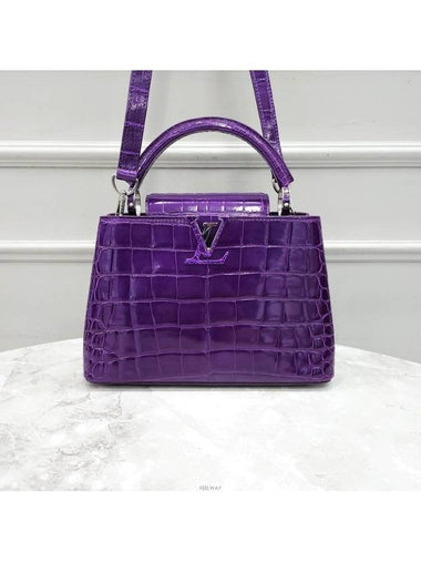 Lux You LV Capucine BB Purple Crocodile - LOUIS VUITTON - BALAAN 1