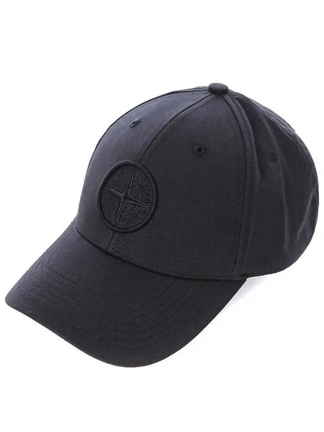 6 Panel Ball Cap Black - STONE ISLAND - BALAAN 2