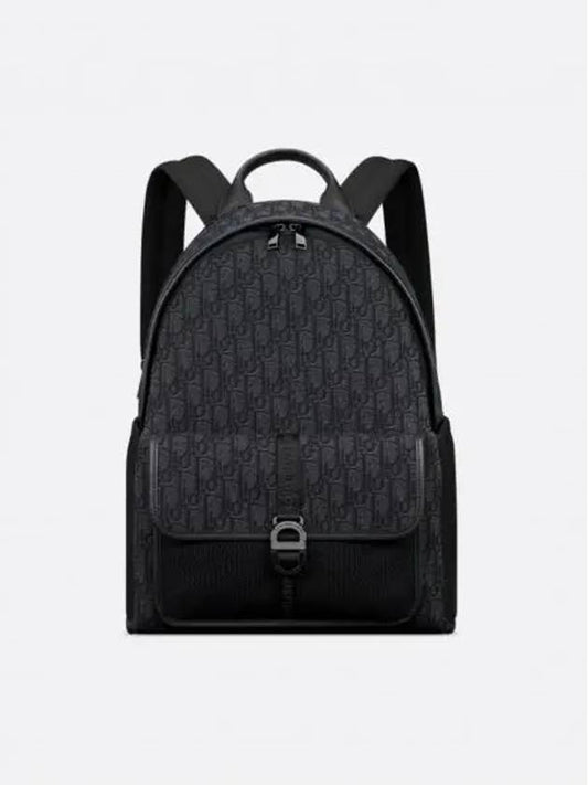 8 Oblique Jacquard Backpack Black - DIOR - BALAAN 2