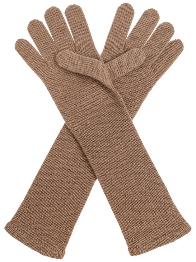 Max Mara Long Gloves Mmjock, Women's, Beige - MAX MARA - BALAAN 3