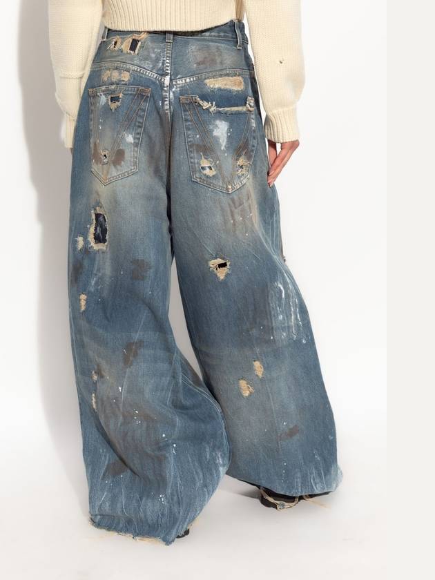 VETEMENTS Jeans With A Destruction Effect, Women's, Blue - VETEMENTS - BALAAN 4