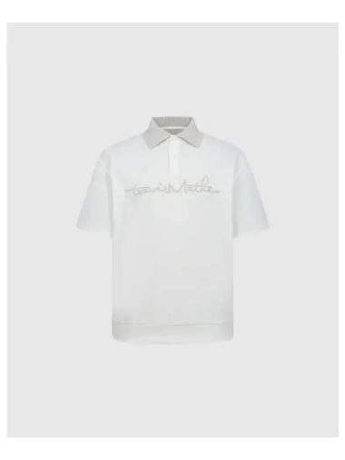 TRAVISMATHEW Men s Short Sleeve Collar T Shirt White - TRAVIS SCOTT - BALAAN 1