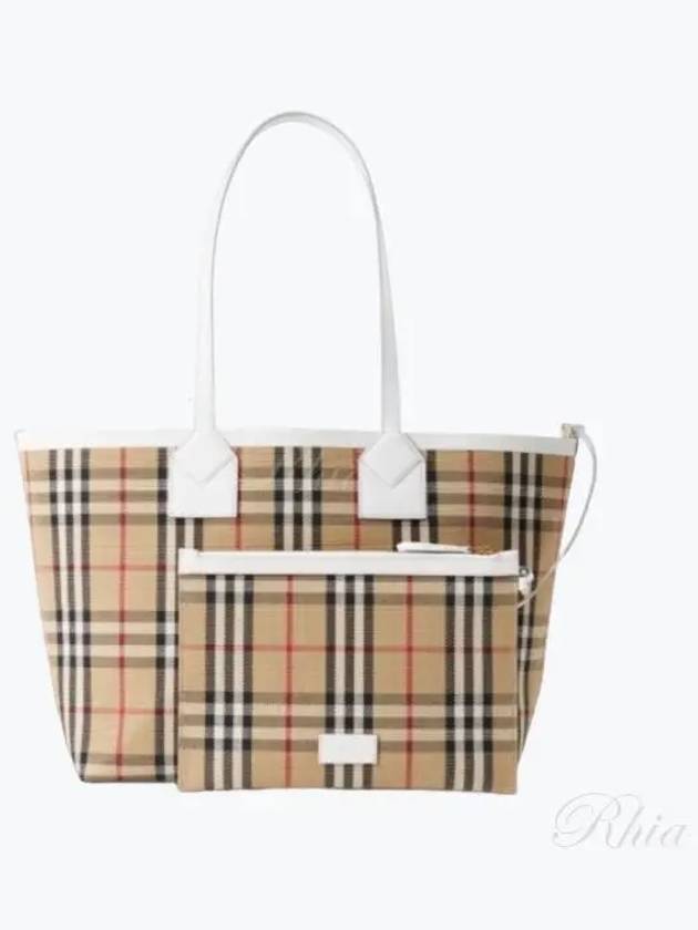 London Medium Tote Bag Brown - BURBERRY - BALAAN 2