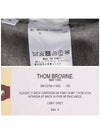 Men's 4 Bar Mr. Tom Icon Intarsia Bag Classic Merino Wool Cardigan Grey - THOM BROWNE - BALAAN 9