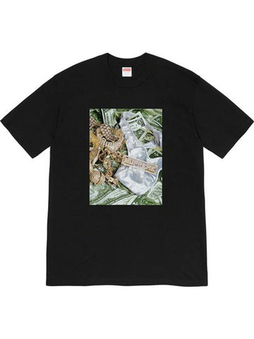 Bling T shirt Black Supreme Tee - SUPREME - BALAAN 1