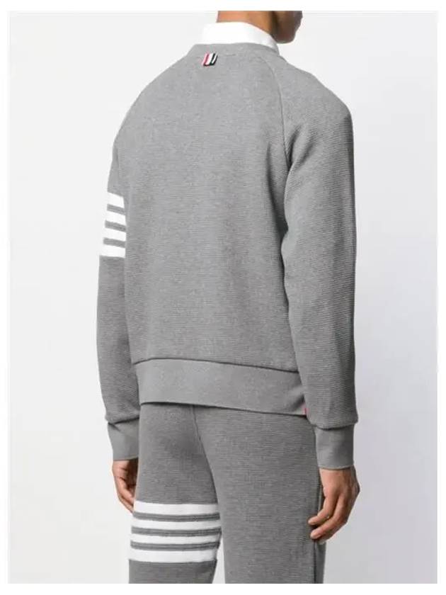 4 Bar Stripe Sweatshirt Grey - THOM BROWNE - BALAAN 4