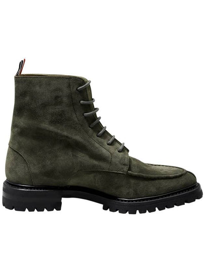 Classic Calf Commando Sole Apron Stitch Ankle Boots Dark Green - THOM BROWNE - BALAAN 2