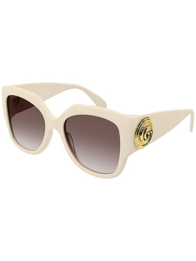 logo decorated round frame sunglasses GG1407S - GUCCI - BALAAN 3