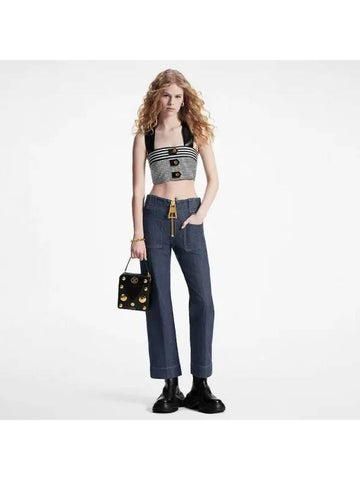 Mixed Stripe Crop Top 1ABCTH - LOUIS VUITTON - BALAAN 1