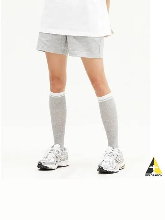 NBNVE2W002 WOMEN Essential 4 part single mesh short pants MGRAY - NEW BALANCE - BALAAN 1