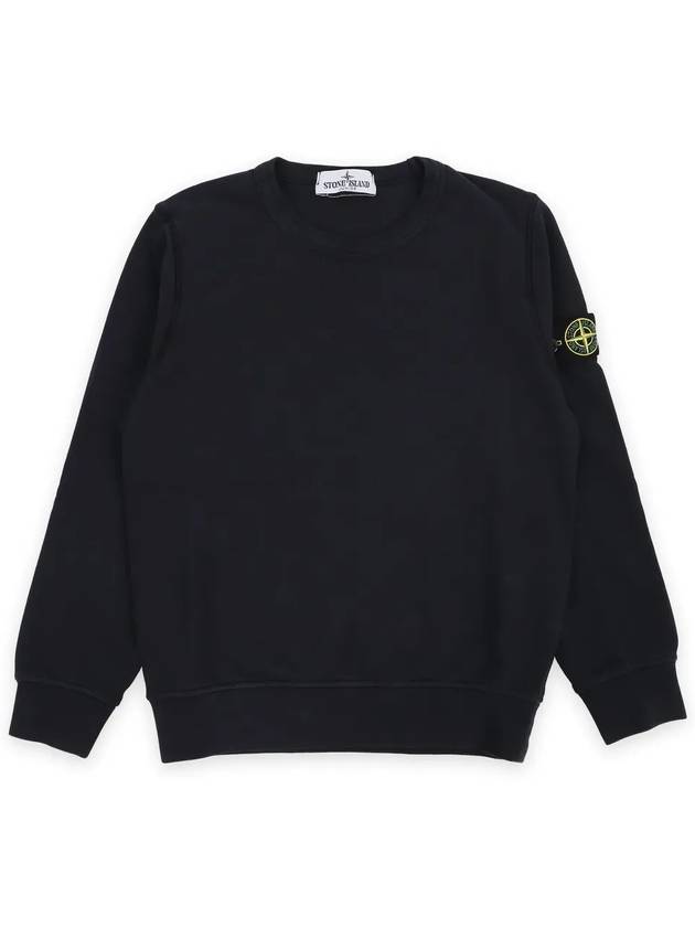 Kids Garment Dyed Logo Wappen Patch Sweatshirt Navy - STONE ISLAND - BALAAN 4