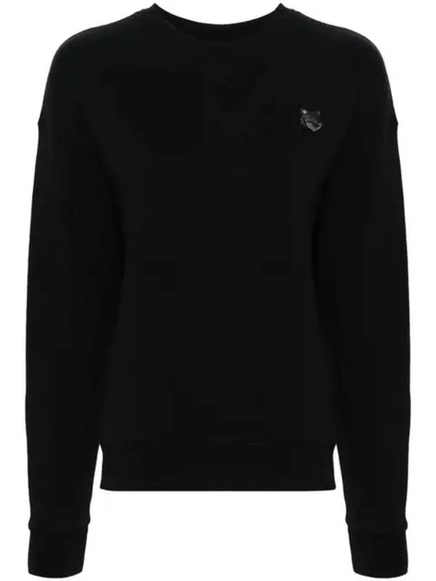 Bold Fox Head Patch Comfort Sweatshirt Black - MAISON KITSUNE - BALAAN 2