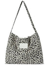 Leopard print eco bag Ivory - THE GREEN LAB - BALAAN 5