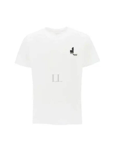 Zafferh Logo Print Short Sleeve T-Shirt White - ISABEL MARANT - BALAAN 2