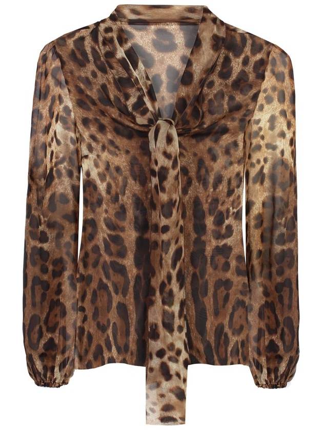 23 fw silk shirt WITH animal rear print F5N70TIS1MNHY13M B0650654574 - DOLCE&GABBANA - BALAAN 2