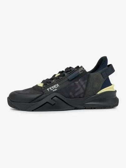 Flow Low Top Sneakers Black - FENDI - BALAAN 2