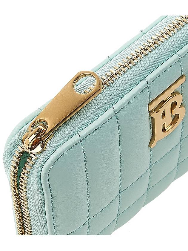 Lola Zip Card Wallet Mint - BURBERRY - BALAAN 8